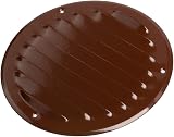 EUROPLAST Ø125mm Brown Round Metal Air Vent Grille Cover with Insect Mesh view 4