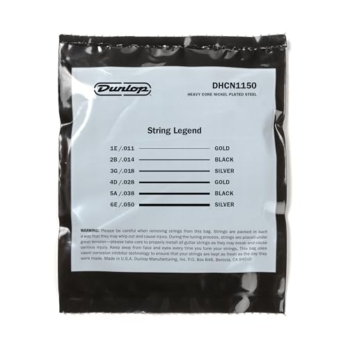 Jim Dunlop Heavy Core Electric Guitar Strings 11-50 photo 9
