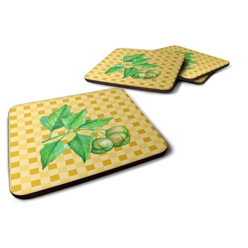 Caroline's Treasures Decorative Coasters, 3.5, Multicolor