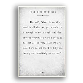Framed Canvas Wall Art for Living Room, Bedroom Beautiful Quotes Canvas Prints for Modern Home Decoration Ready to Hang - 16"x24" inches