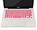 Mosiso - Keyboard Cover Silicone Skin for MacBook Air 13" and MacBook Pro 13" 15" 17" (with or w/out Retina Display) iMac -Pink