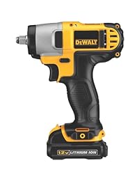 DEWALT DCF813S2, kit de llave de impacto eléctrica de 3 8 pulgadas (12 voltios)