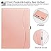 Ztotop Case for New IPad 9.7 Inch 2018/2017,Premium PU Leather Business Slim Folding Stand Folio Cover with Auto Wake/Sleep,Pencil Holder and Multiple Viewing Angles,Rose Gold