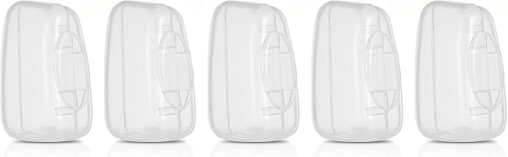 Chikoo Paws & Claws 5 Portable Toothbrush Head Covers - Transparent Case