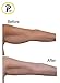 Presadee Original 1 Pair Slimming Arms Compression Sleeve Workout Toning Burn Cellulite Shaper (M/L, Beige)