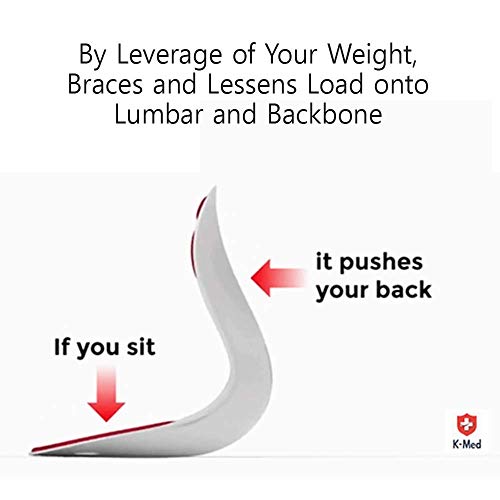 KMed Back Bracing Chair Back Brace, Posture Corrector, Lumbar Support
