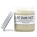 Pit Stank Paste Natural Deodorant, Unscented, Non-Toxic, Aluminum Free, 4oz Glass Jar