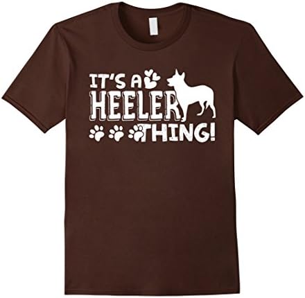 Men's Heeler Shirts - Queensland Heeler Shirt XL Brown