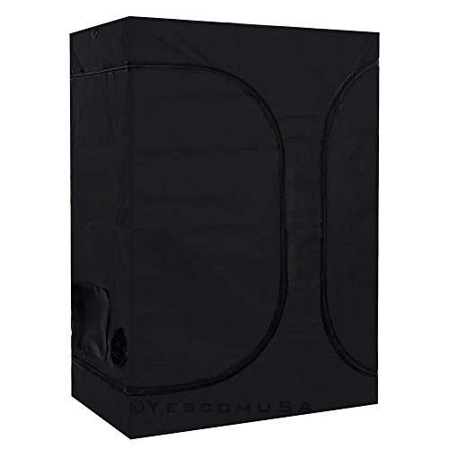 2-in-1 100% Reflective Mylar Hydroponics Indoor Grow Tent Propagation and Flower