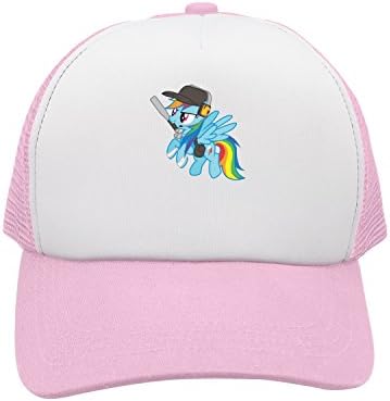 klkikewe Unisex Rainbow Unicorn Hitter Street Dancing Trucker Hat Custom Caps