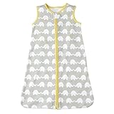 Just Born Wear-A-Blanket, Grey Elephants, Medium