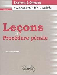 Leçons de procédure pénale