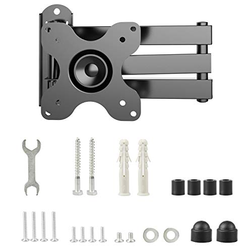 image for PERLESMITH Full Motion TV Wall Mount Bracket for Most 13-30 Inch TVs -