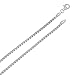925 Sterling Silver Nickel-Free 2mm Round Box Chain Necklace Made in Italy, 18