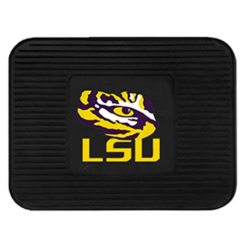 Louisiana State University Fighting Tigers LSU College Team Sports Logo Vehicle Auto Truck SUV Car Vinyl Front and Rear Floor Mats - 4PC SET