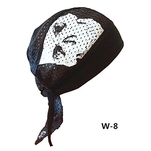 HIP-HOP Headband Protection Unisex Breathable Rock Hat (W-8)