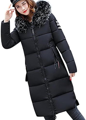 Auwer Women's Down Coat, Women's Hooded Down Coat Casual Winter Slim Down Lammy Jacket Overcoat