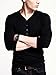 iLoveSIA Mens Henley T-shirts With Long Sleeve Slim Fit Black Size L plus