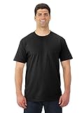 Fruit of the Loom Mens 5 oz. Heavy Cotton HD Pocket T-Shirt 3931P -BLACK 3XL