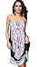 Honeystore Women's Fashion Spring Summer Flower Print Resort Beach Sundress
