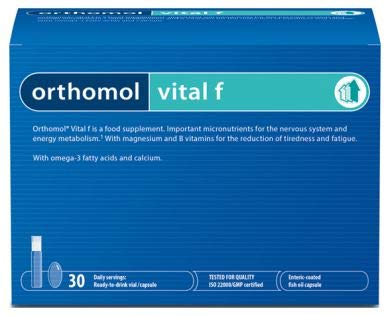 ORTHOMOL Vital F for Her 30 Days Supply Vials – Health Care – Personal Care - Provides The Combinati