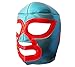 Nacho Libre Lucha Libre Wrestling Mask (Kids - Fit) Costume Wear by Make It Count Blue