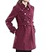 Alpine Swiss Keira Women's Wool Double Breasted Belted Trench Coat