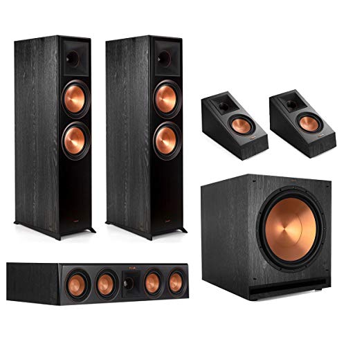 Klipsch RP-8000F 5.1 Home Theater System – Ebony
