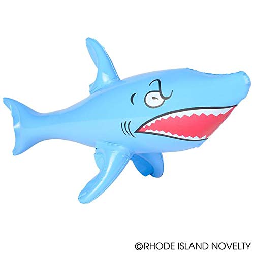 Rhode Island Novelty 24 Inch Shark Inflates, Set of 6 Assorted