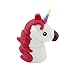 CHUYI Novelty Unicorn Shape Design 32GB USB 2.0 Flash Drive Cute Memory Stick Horse Thumb Drive Data Storage Pendrive Cartoon Jump Drive Gift (White)