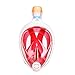 ADVSEA TRIBORD/SUBEA Easybreath Full Face Snorkel Mask (Pink S/M)