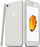 TOZO for iPhone 8 Case, PP Ultra Thin [0.35mm] World's Thinest Protect Hard Case [ Semi-transparent ] Lightweight for iPhone 8 4.7 inch. [Matte White]