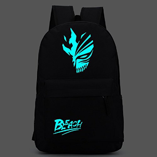 YOYOSHome Bleach Anime Kurosaki Ichigo Cosplay Luminous Rucksack Backpack School Bag