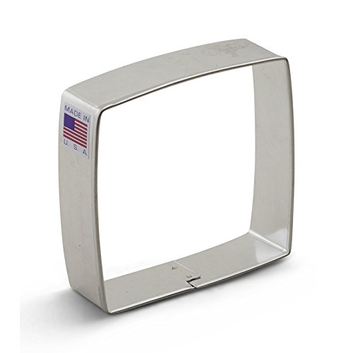 Ann Clark Square Cookie Cutter - 3.25 Inches - Tin Plated Steel
