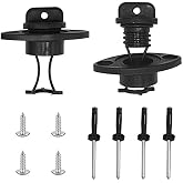 Kayak Drain Plug Kit Boat Scupper Plugs Thread Bung for Kayak Canoe Boat with Screws Hardware