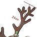 Pixnor Reindeer Antlers Headband Headwear Christmas Headband for Christmas Easter Halloween Party