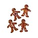 Gingerbread Men Vinyl Figures - 12 Pack