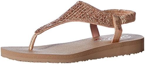 skechers yoga foam rose gold