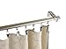 Rod Desyne Baton Draw Adjustable Track for Windows, 28 to 48-Inch, Silver