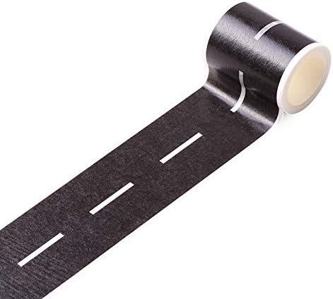AOTUOTECH Removable Train Track Sticky Tape Road Tape Adhesive Tape Stickers For Children Toys Car Track Craft Tape
