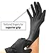 EPPCO Grease Bully 6-Mil Black Nitrile Gloves Disposable Powder Free, Latex Free Textured Superior Grip Glove for Mechanics, Auto-motive, Industrial Work, XX-Large, Box of 90