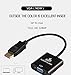 1JUSTLINK DisplayPort DP to VGA Adapter 1080P Gold Plated Converter Male to Female Connector Cable for PC Laptop Desktop Monitor Project