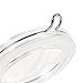IRIS Acrylic Woof Pet Treat Jar, Silver