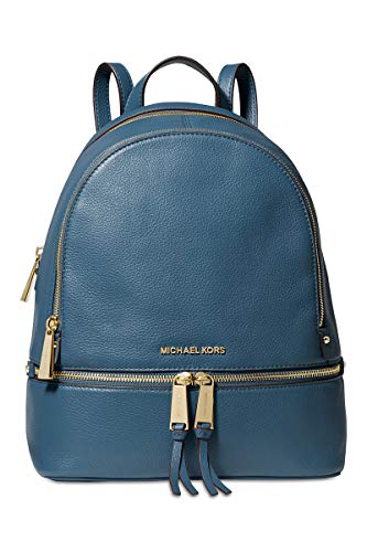 MICHAEL Michael Kors Rhea Zip Medium Backpack (Dark Chambray)