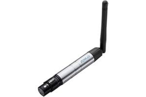 JERRAY DMX512 Wireless Transmitter 1PC,DJ 2.4G Professional Stage Lighting Controller for Stage light Disco Party Light, Silv