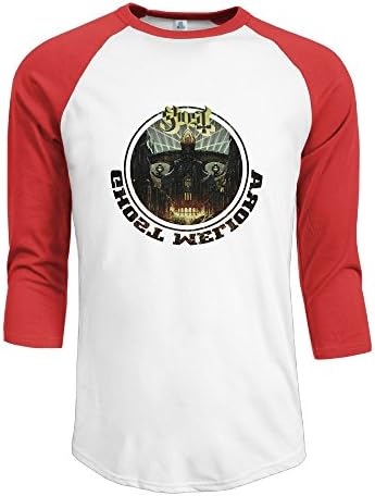 Ghost Meliora Men 3/4 Sleeve Raglan Tee Red