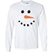 Snowman Long Sleeve T-Shirt in White