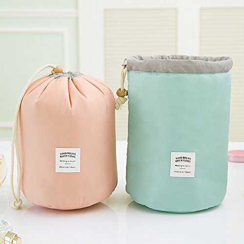 2 Pack Travel Makeup Bags Waterproof Cosmetic Bags Multifunctional Bucket Toiletry Bag Make up Organizer Barrel Cases Kit Storage pocket Soft Collapsible Portable Cosmetic Cases 4 2 Pack Travel Makeup Bags Waterproof Cosmetic Bags Multifunctional Bucket Toiletry Bag Make up Organizer Barrel Cases Kit Storage pocket Soft Collapsible Portable Cosmetic Cases