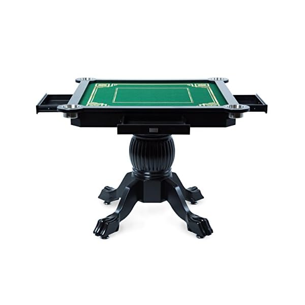 BBO Poker Levity Game and Poker Table for 4 Players with Mahjong