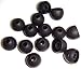 Xcessor High Quality Replacement Silicone Earbuds 7 Pairs (Set of 14 Pieces). Compatible With Most In Ear Headphone Brands. Size: SMALL. Black